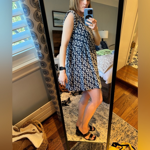 Maeve Anthro chambray Mini Dress - Picture 3 of 4